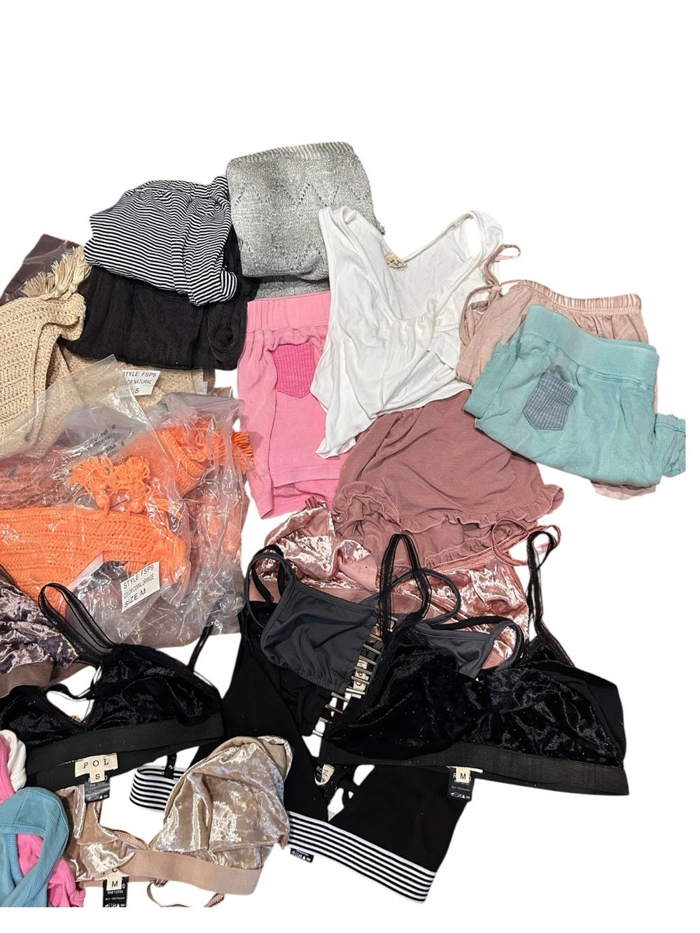 POL 28 Pc NEW Reseller Bundle Bralettes Lounge Swim S M L - Picture 3 of 8